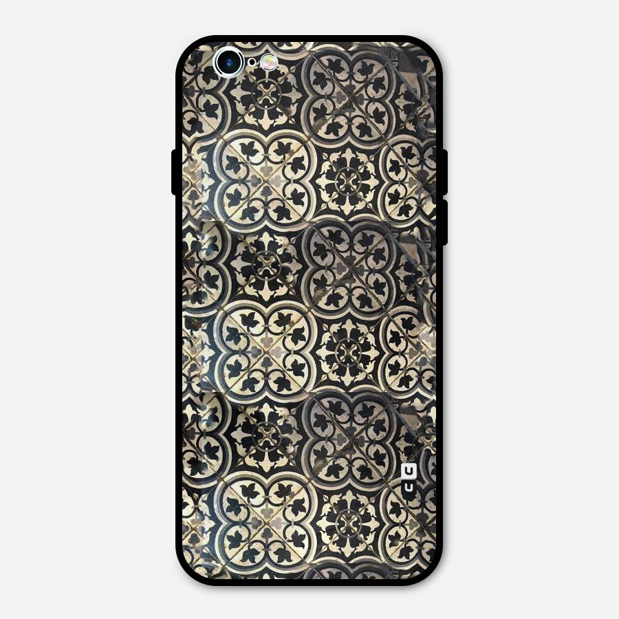 Floral Tile Metal Back Case for iPhone 6 6s