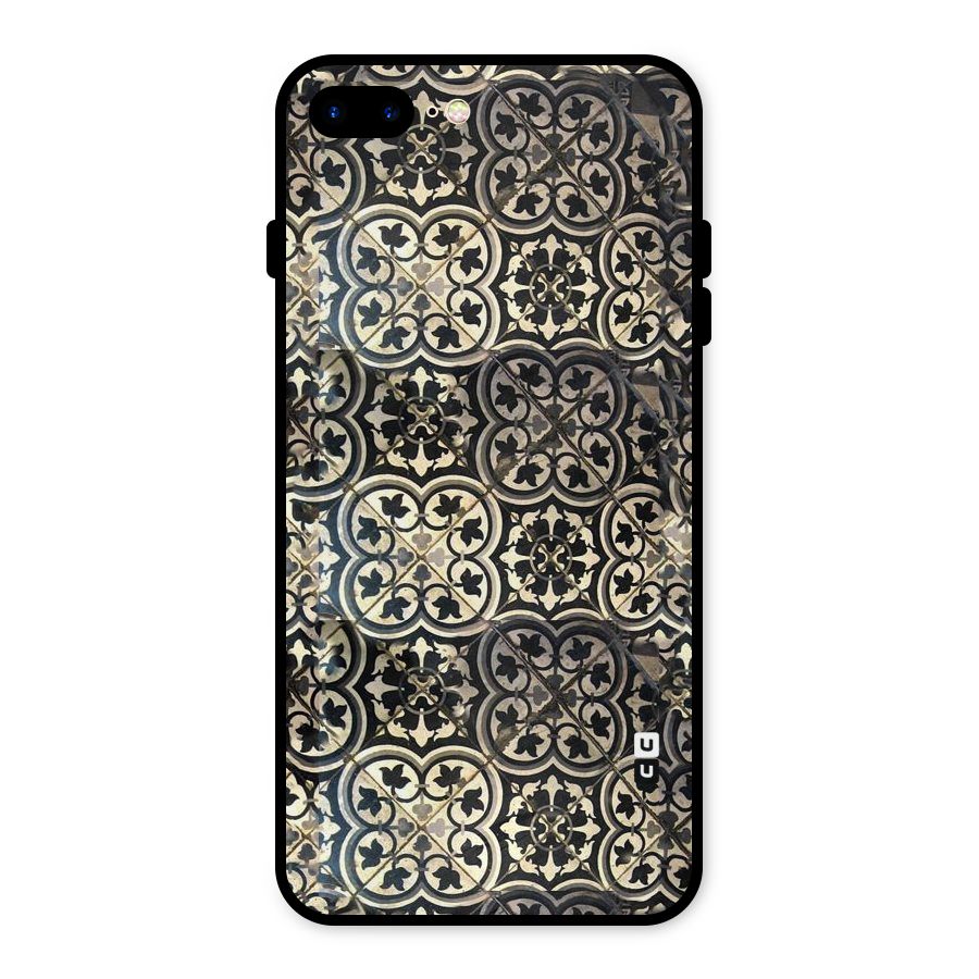 Floral Tile Metal Back Case for iPhone 7 Plus