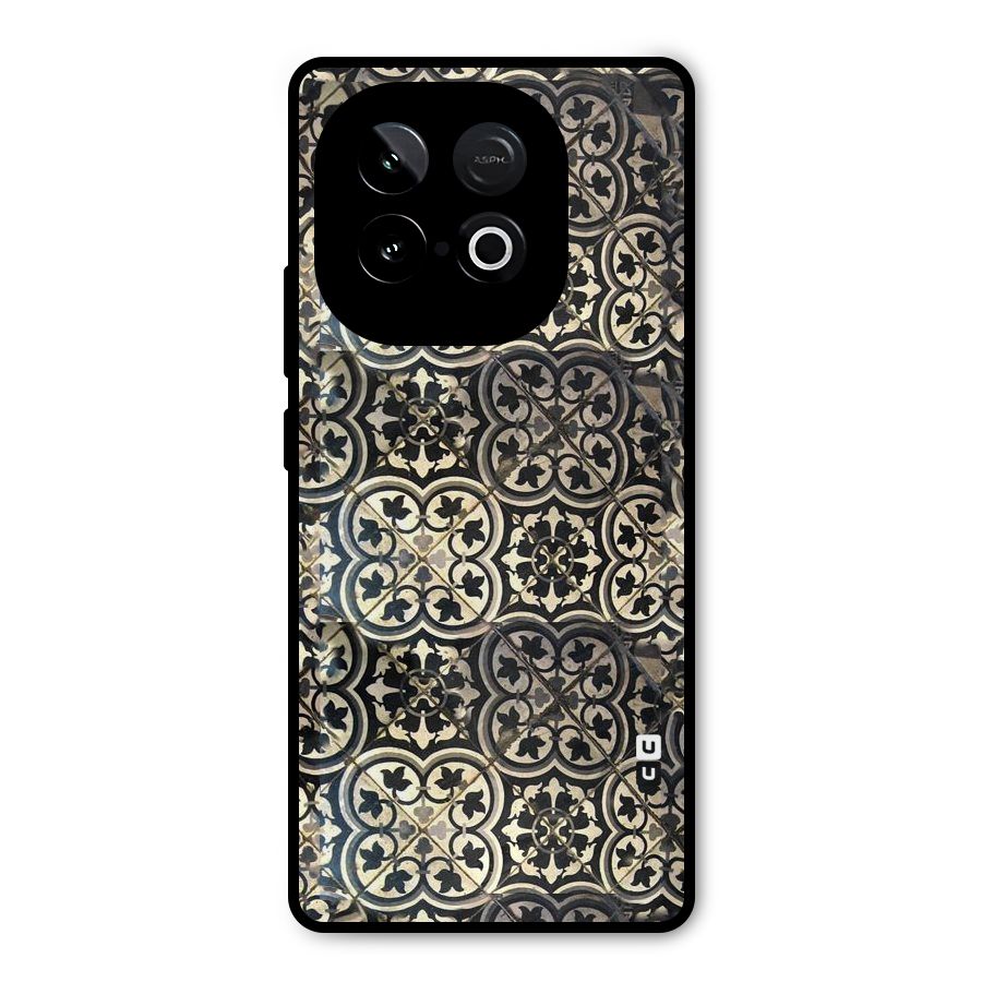 Floral Tile Metal Back Case for iQOO Neo 10