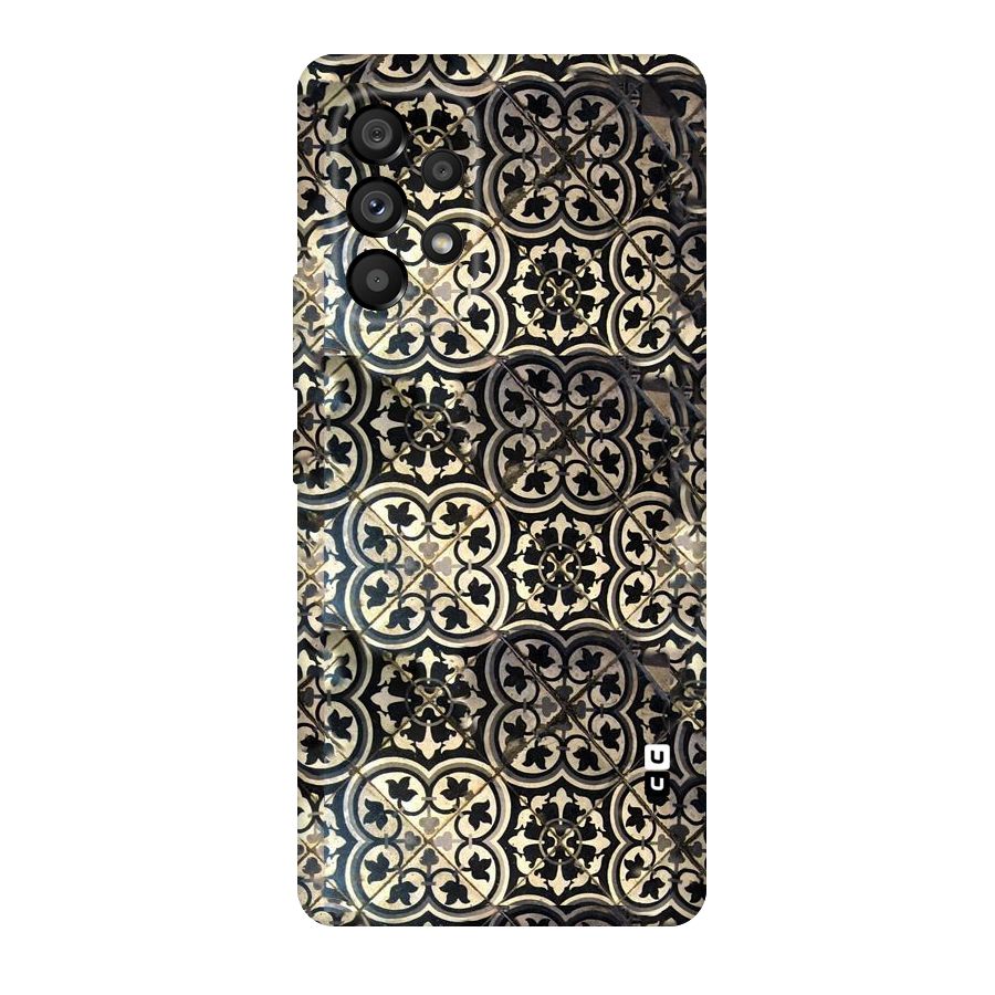 Floral Tile Original Polycarbonate Back Case for Galaxy A53 5G