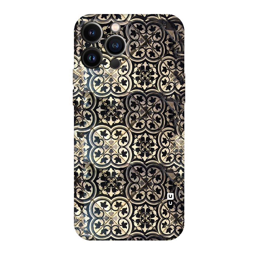 Floral Tile Original Polycarbonate Back Case for iPhone 13 Pro Max