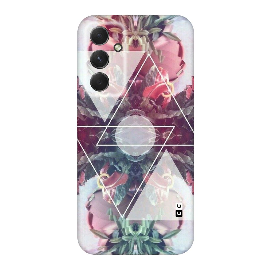 Floral Triangle Original Polycarbonate Back Case for Galaxy A54