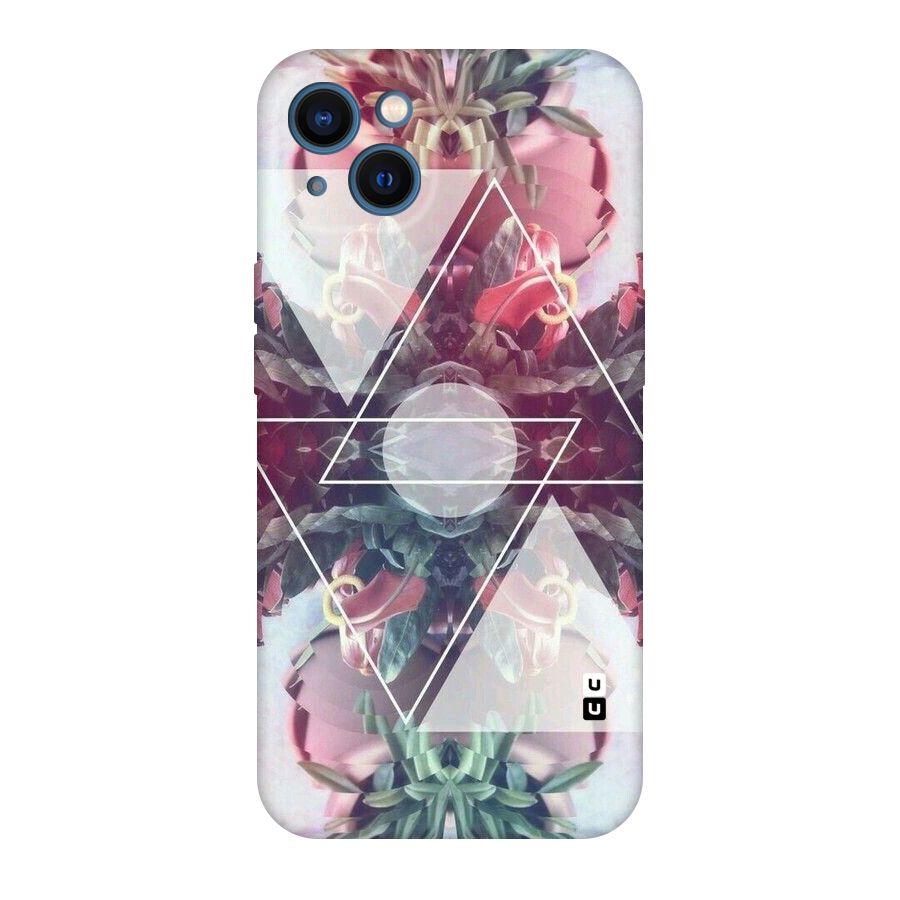 Floral Triangle Original Polycarbonate Back Case for iPhone 13