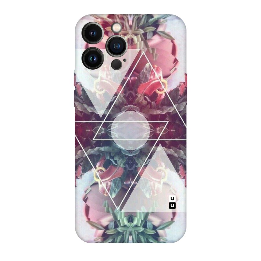 Floral Triangle Original Polycarbonate Back Case for iPhone 13 Pro Max