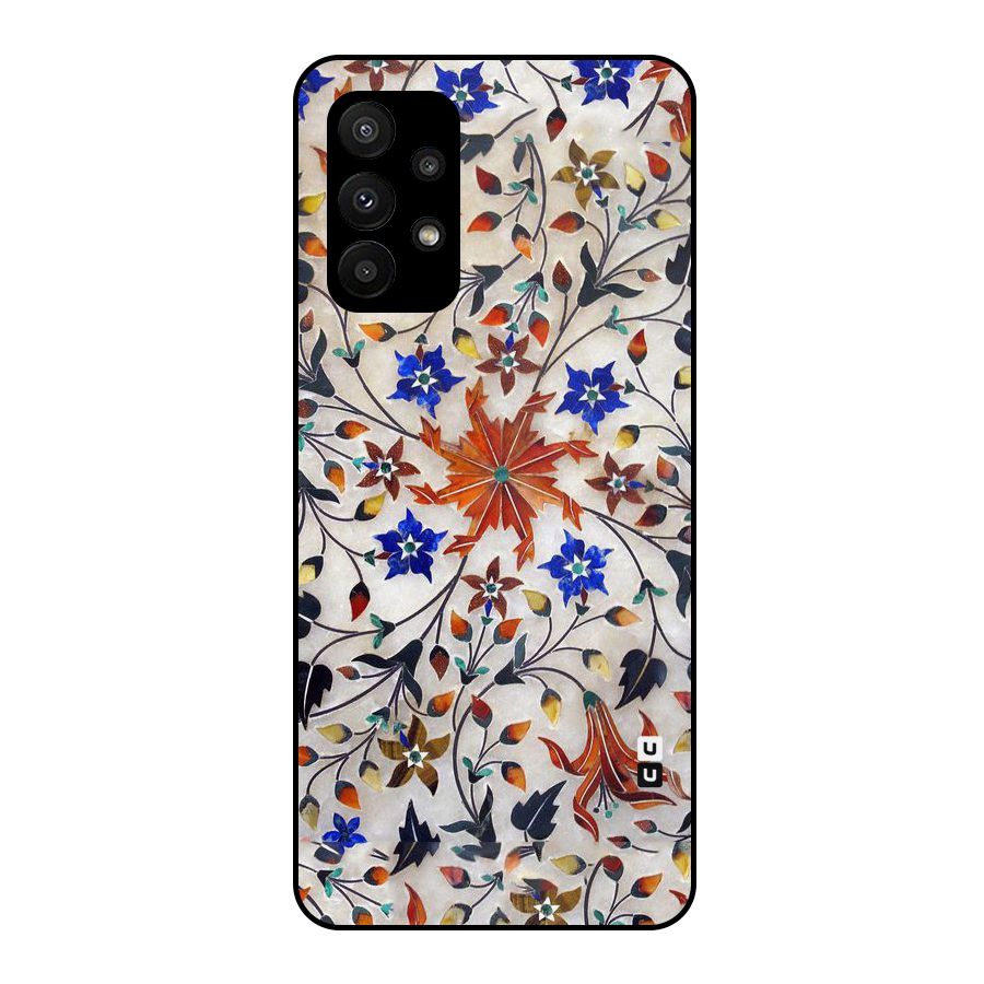 Floral Vintage Bloom Metal Back Case for Galaxy A23