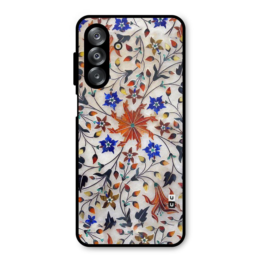 Floral Vintage Bloom Metal Back Case for Galaxy A26
