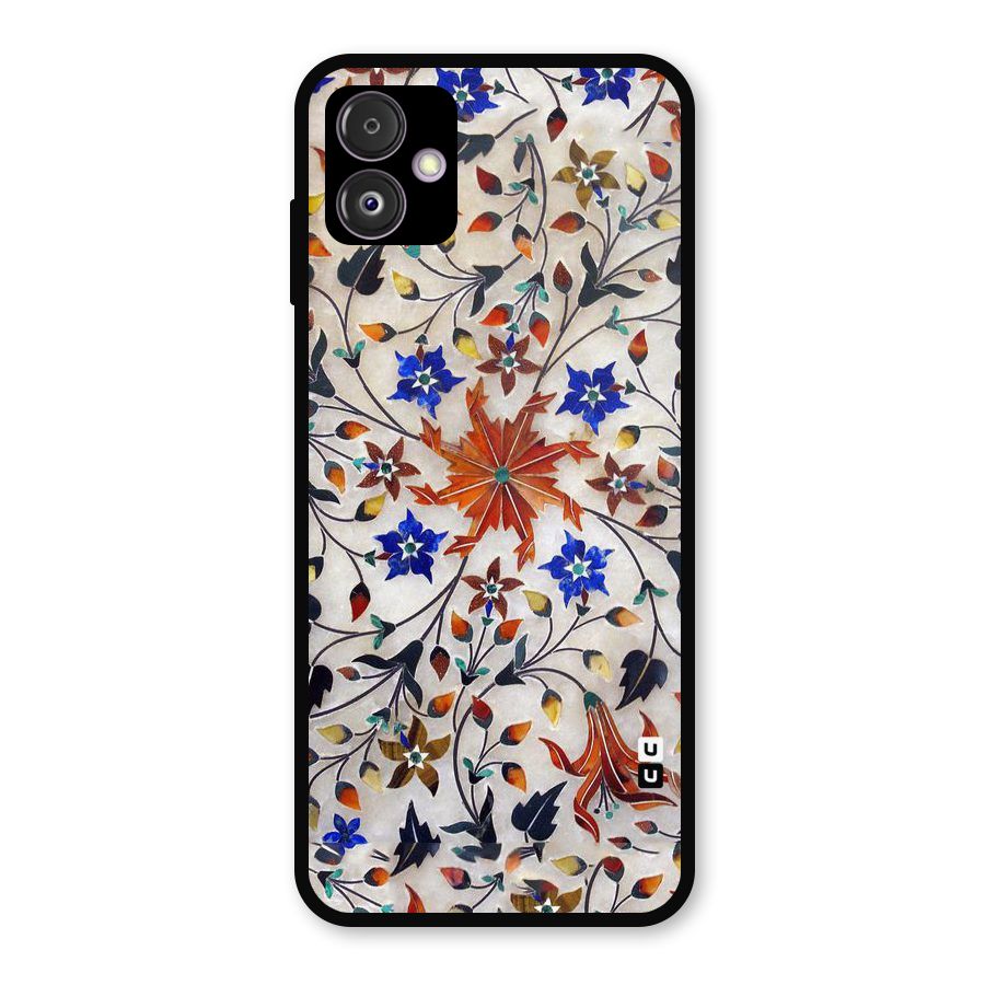Floral Vintage Bloom Metal Back Case for Galaxy F14