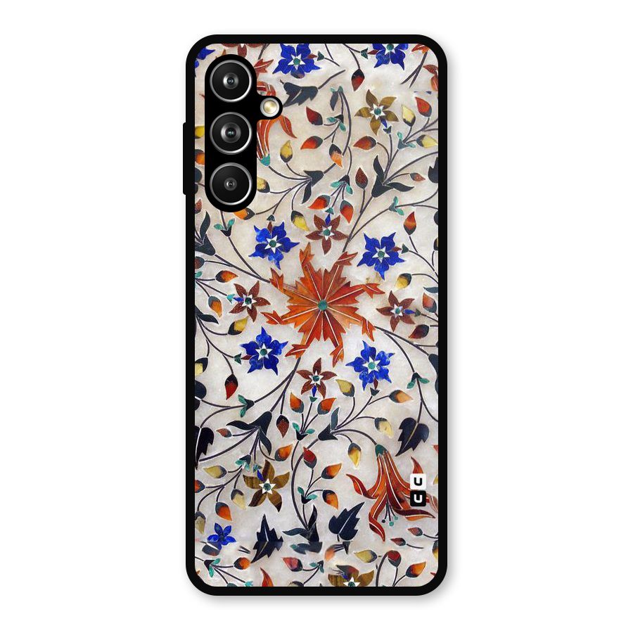 Floral Vintage Bloom Metal Back Case for Galaxy F54