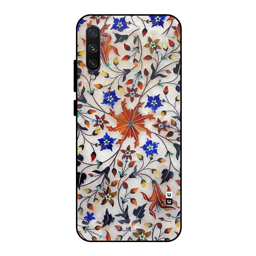 Floral Vintage Bloom Metal Back Case for Mi A3