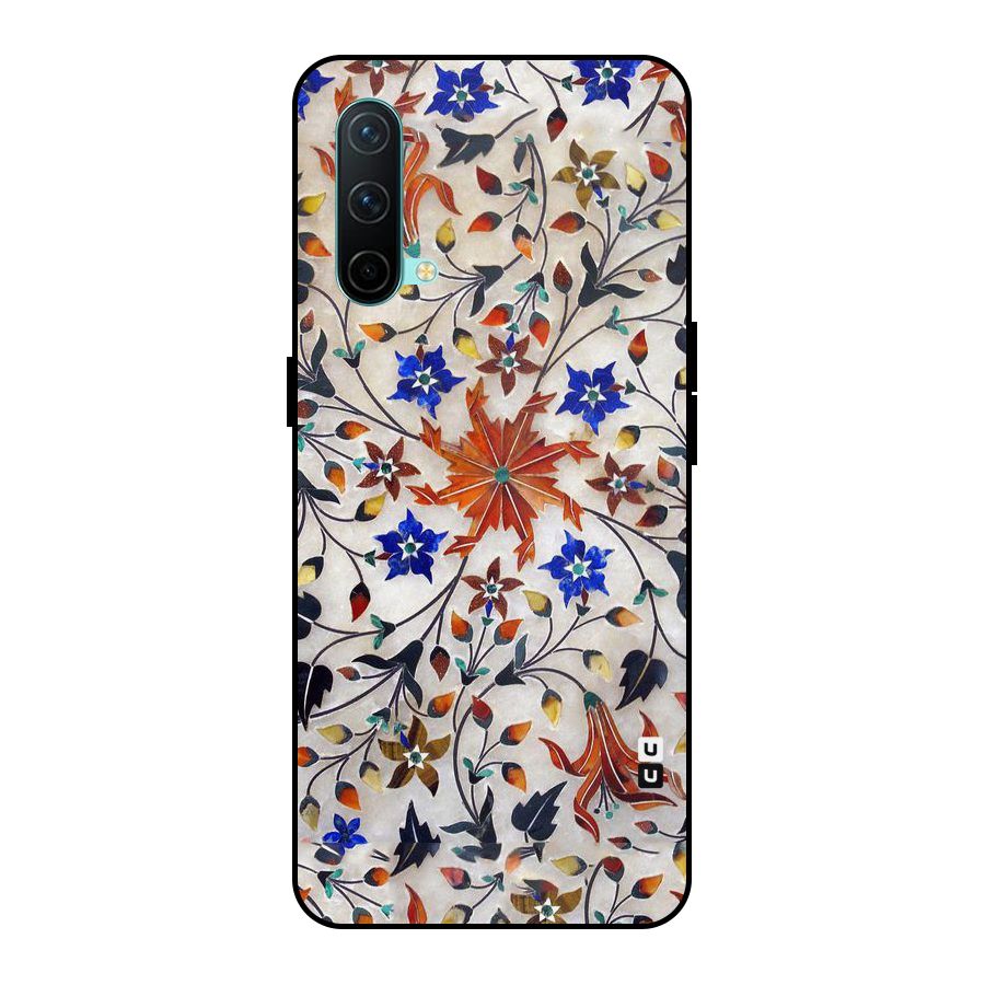 Floral Vintage Bloom Metal Back Case for OnePlus Nord CE 5G