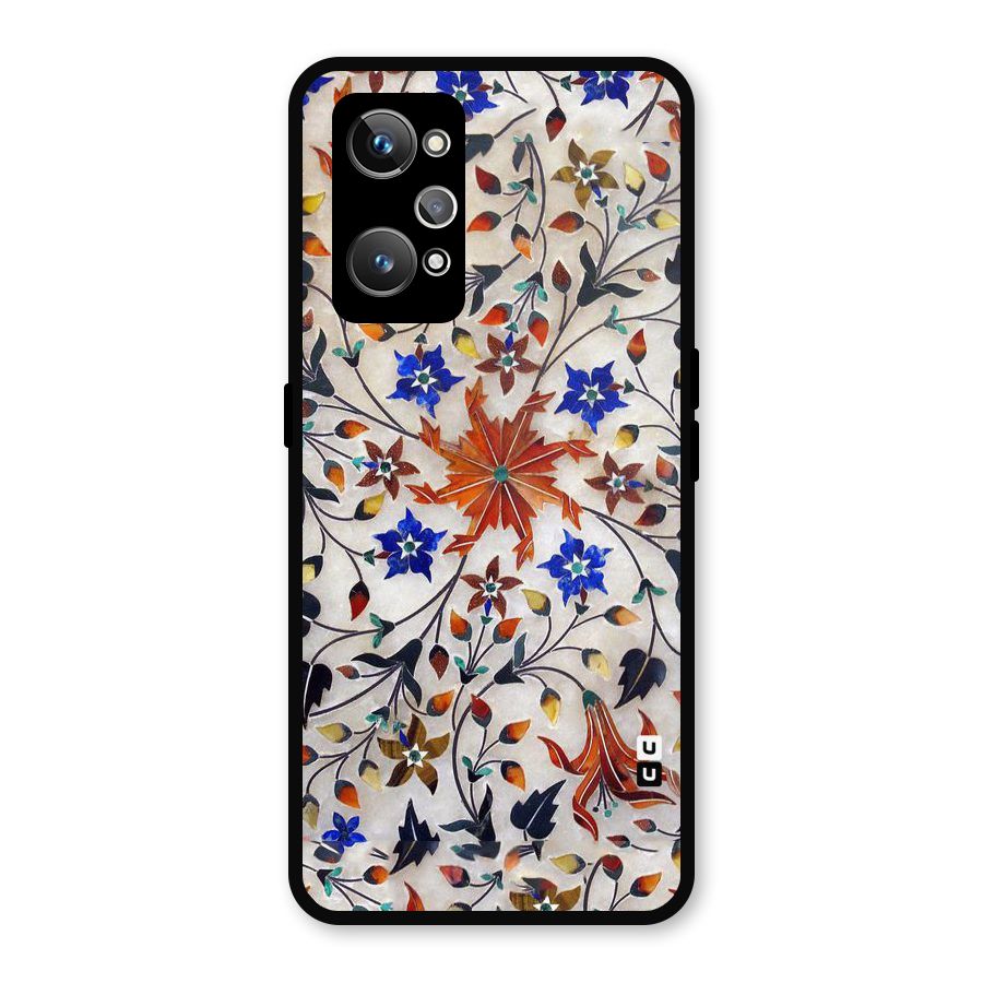 Floral Vintage Bloom Metal Back Case for Realme GT Neo 3T