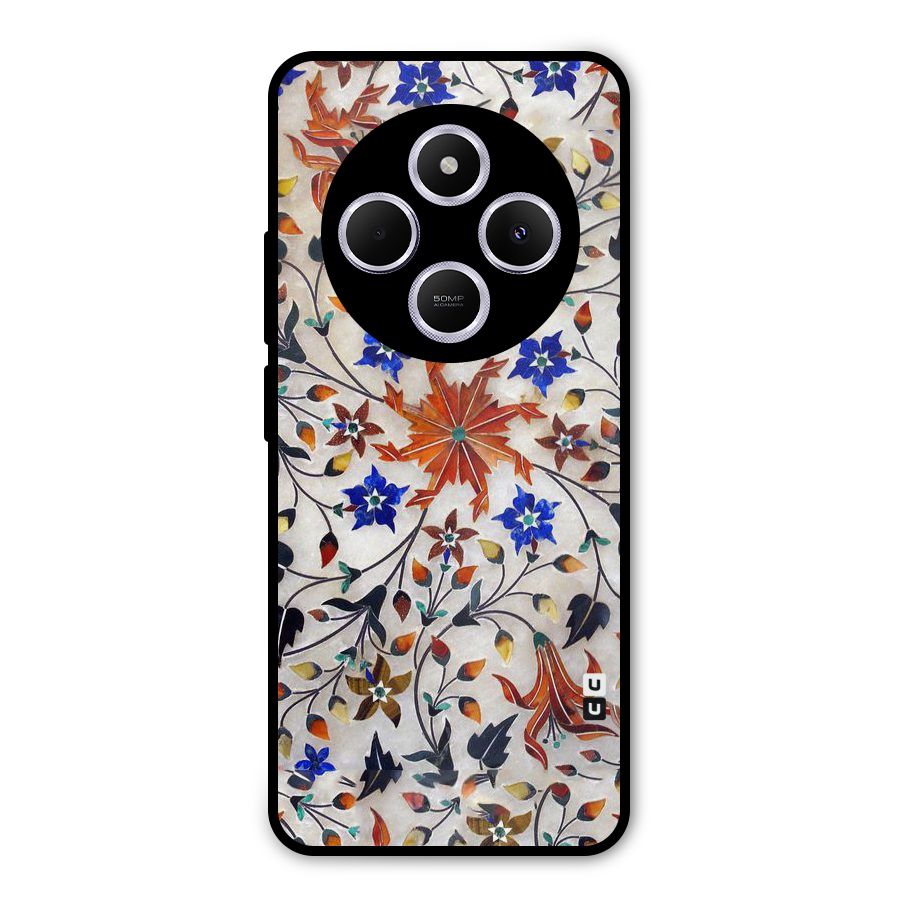 Floral Vintage Bloom Metal Back Case for Redmi A4