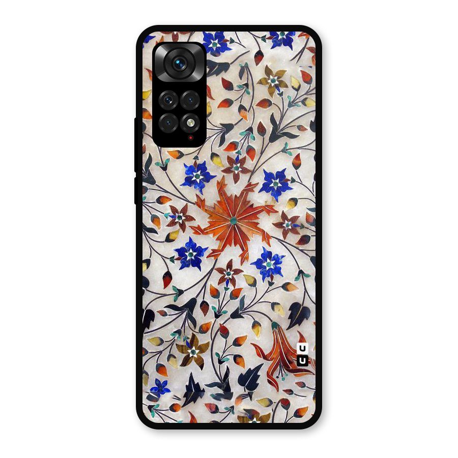Floral Vintage Bloom Metal Back Case for Redmi Note 11s