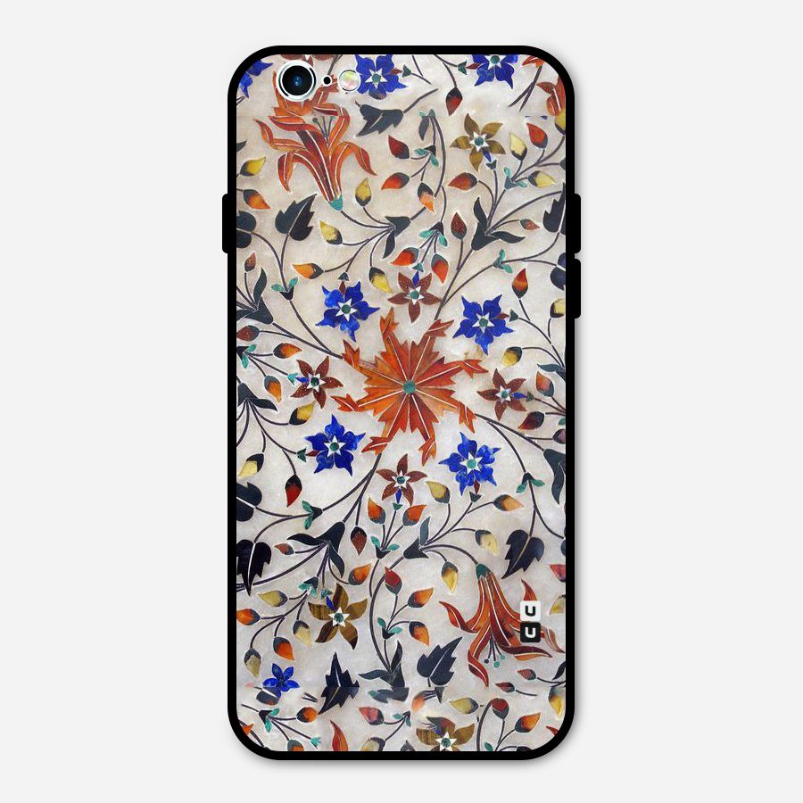 Floral Vintage Bloom Metal Back Case for iPhone 6 6s