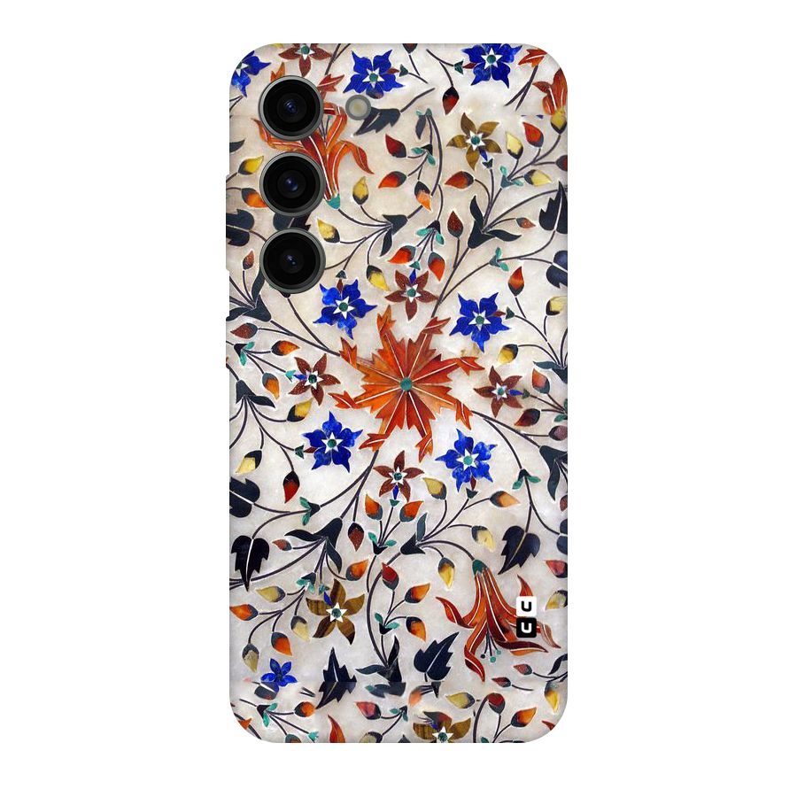 Floral Vintage Bloom Original Polycarbonate Back Case for Galaxy S23