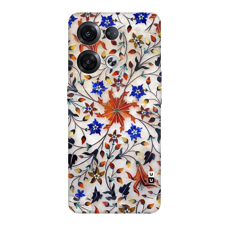 Floral Vintage Bloom Original Polycarbonate Back Case for Oppo Reno8 Pro 5G