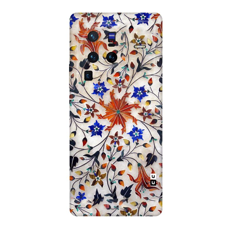 Floral Vintage Bloom Original Polycarbonate Back Case for Vivo X80