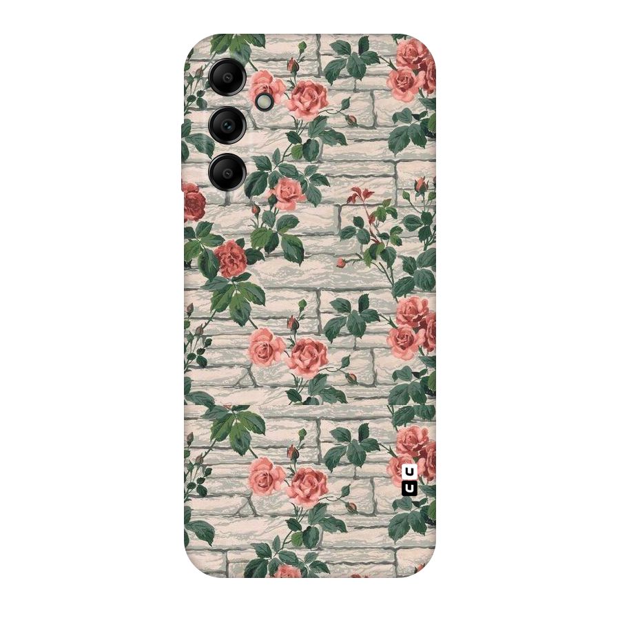 Floral Wall Design Original Polycarbonate Back Case for Galaxy A14 5G