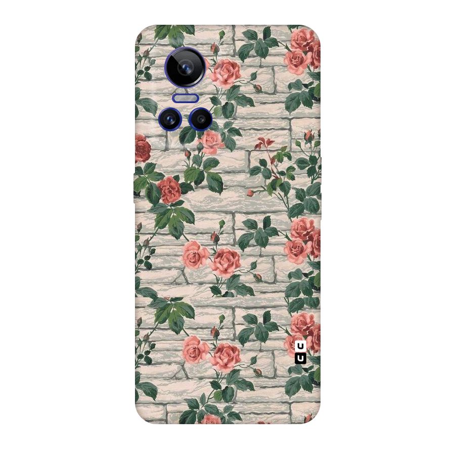 Floral Wall Design Original Polycarbonate Back Case for Realme GT Neo 3