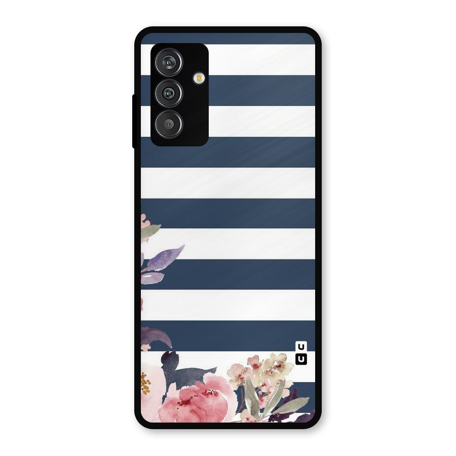 Floral Water Art Metal Back Case for Galaxy F13