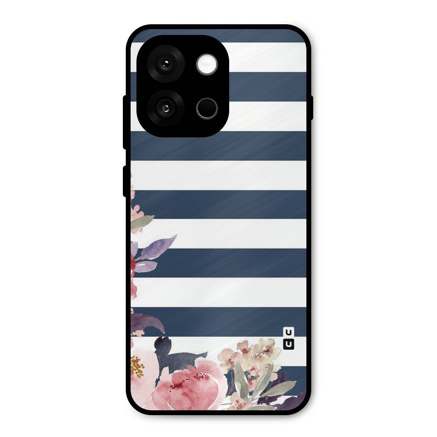 Floral Water Art Metal Back Case for OnePlus 13s