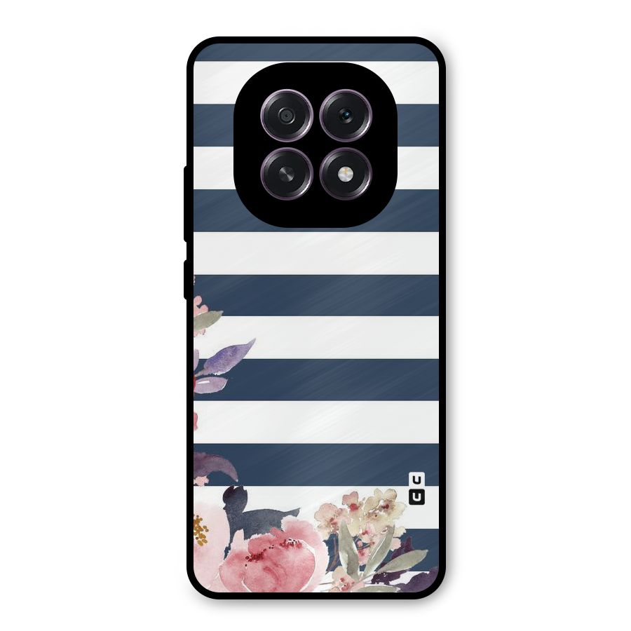 Floral Water Art Metal Back Case for Oppo F29