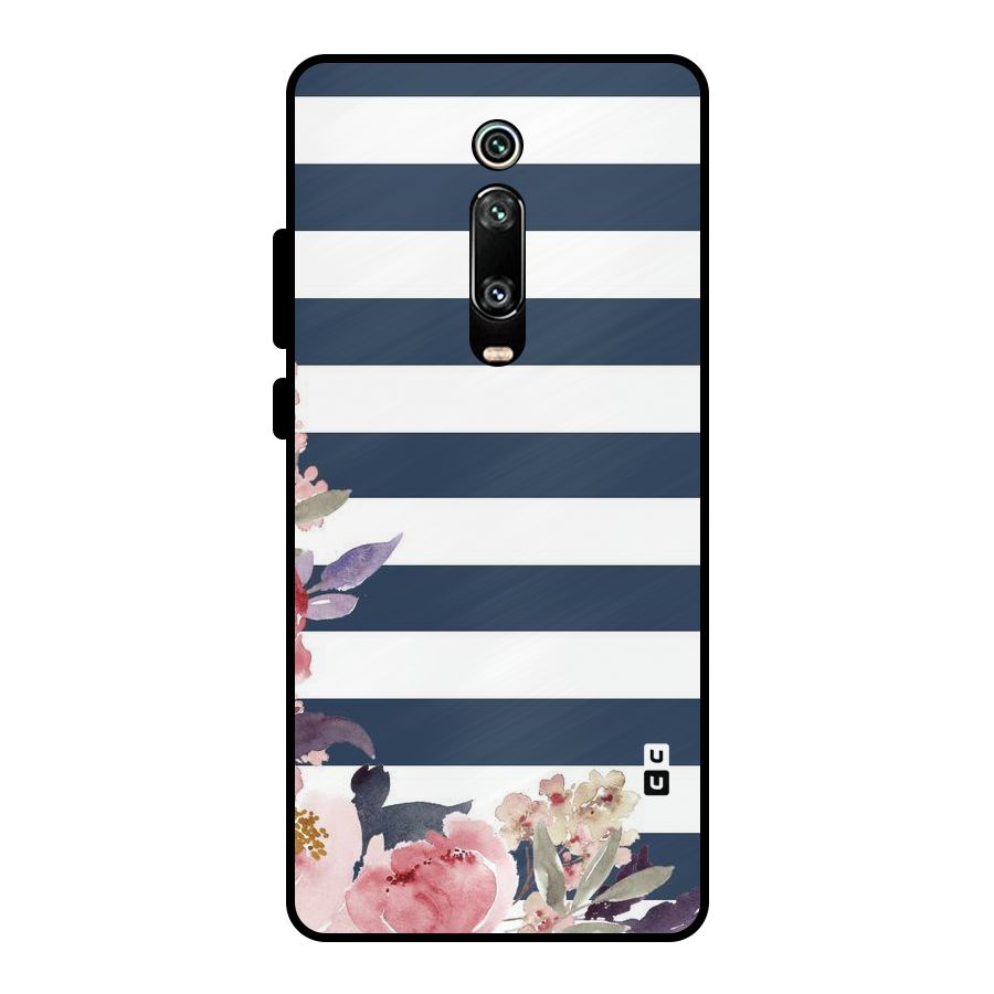 Floral Water Art Metal Back Case for Redmi K20