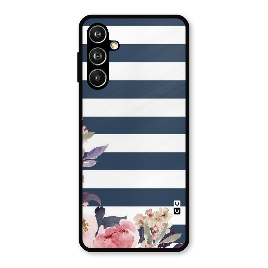 Floral Water Art Metal Back Case for Samsung Galaxy M54