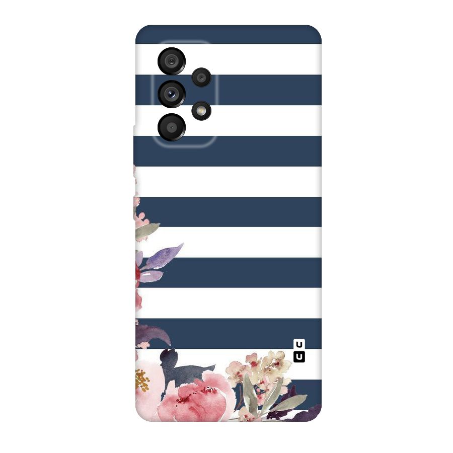 Floral Water Art Original Polycarbonate Back Case for Galaxy A53 5G