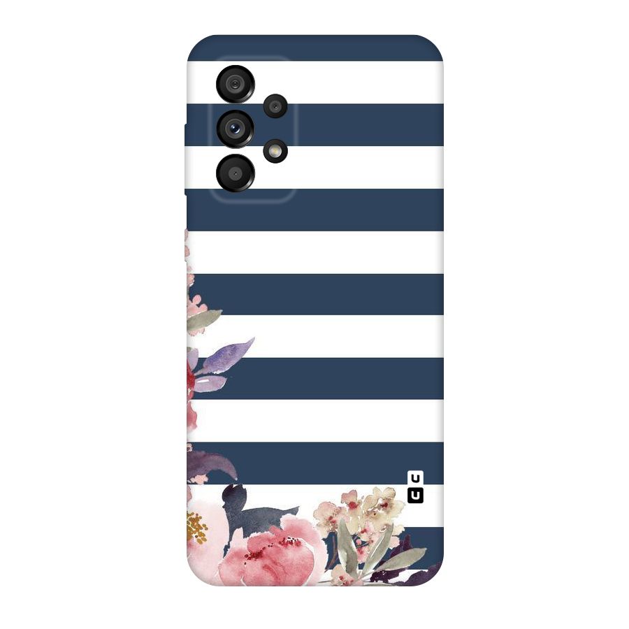 Floral Water Art Original Polycarbonate Back Case for Galaxy A73 5G