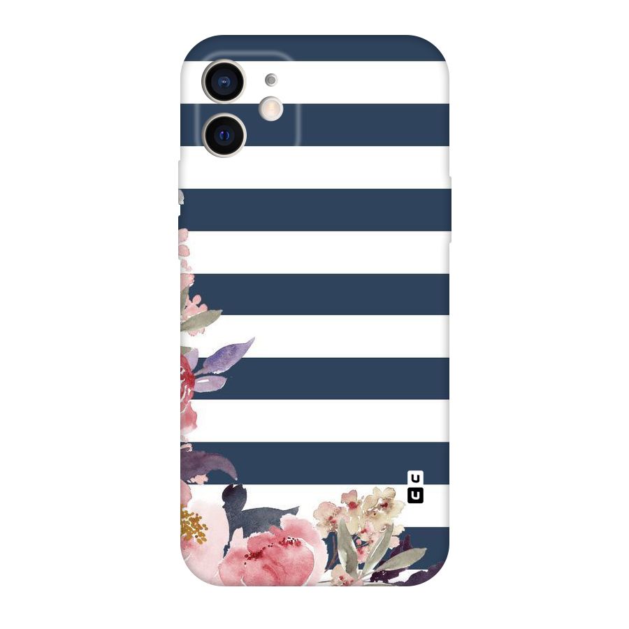 Floral Water Art Original Polycarbonate Back Case for iPhone 12