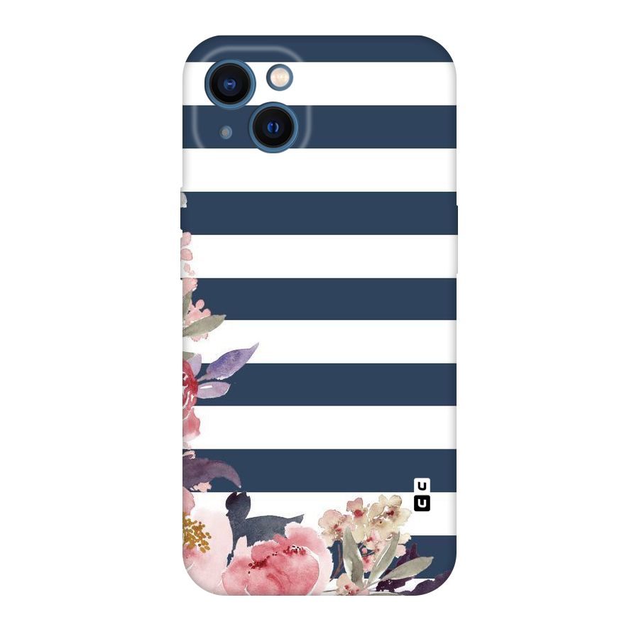 Floral Water Art Original Polycarbonate Back Case for iPhone 13