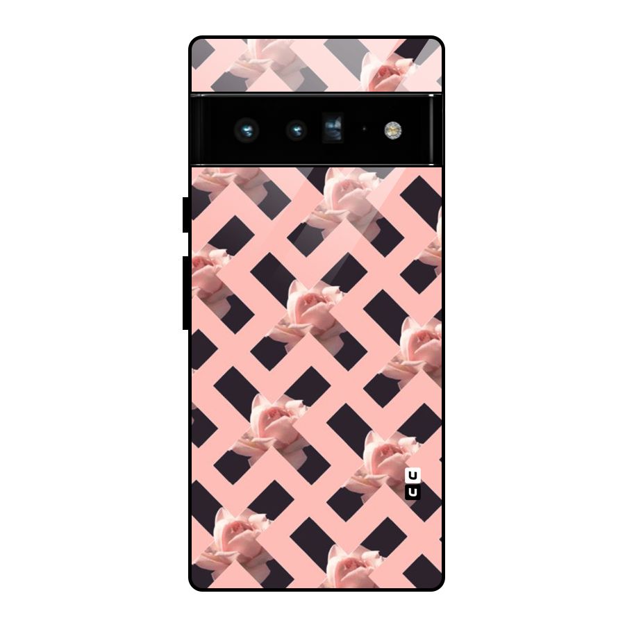Floral X Design Glass Back Case for Google Pixel 6 Pro