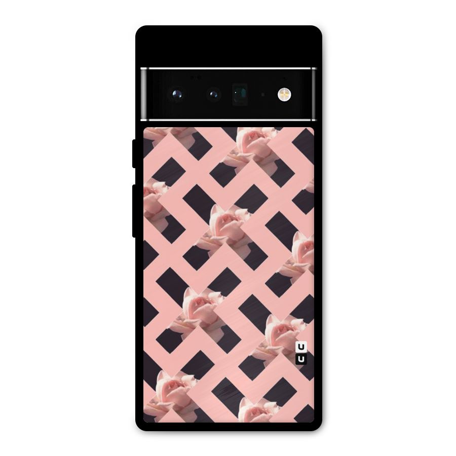 Floral X Design Metal Back Case for Google Pixel 6 Pro