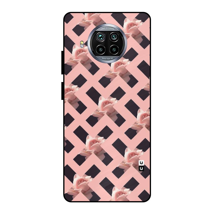 Floral X Design Metal Back Case for Mi 10i