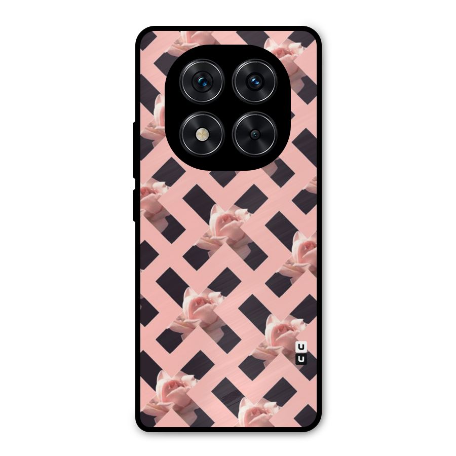 Floral X Design Metal Back Case for Poco X7