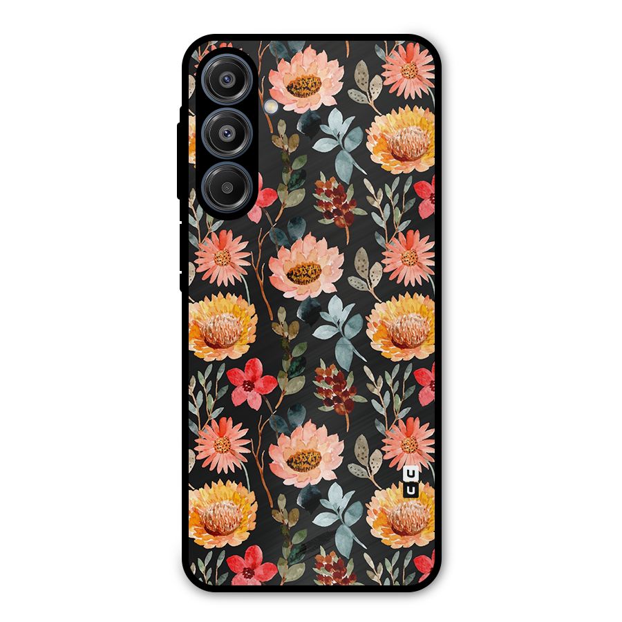 Florals Wonderful Pattern Metal Back Case for Galaxy A16 5G