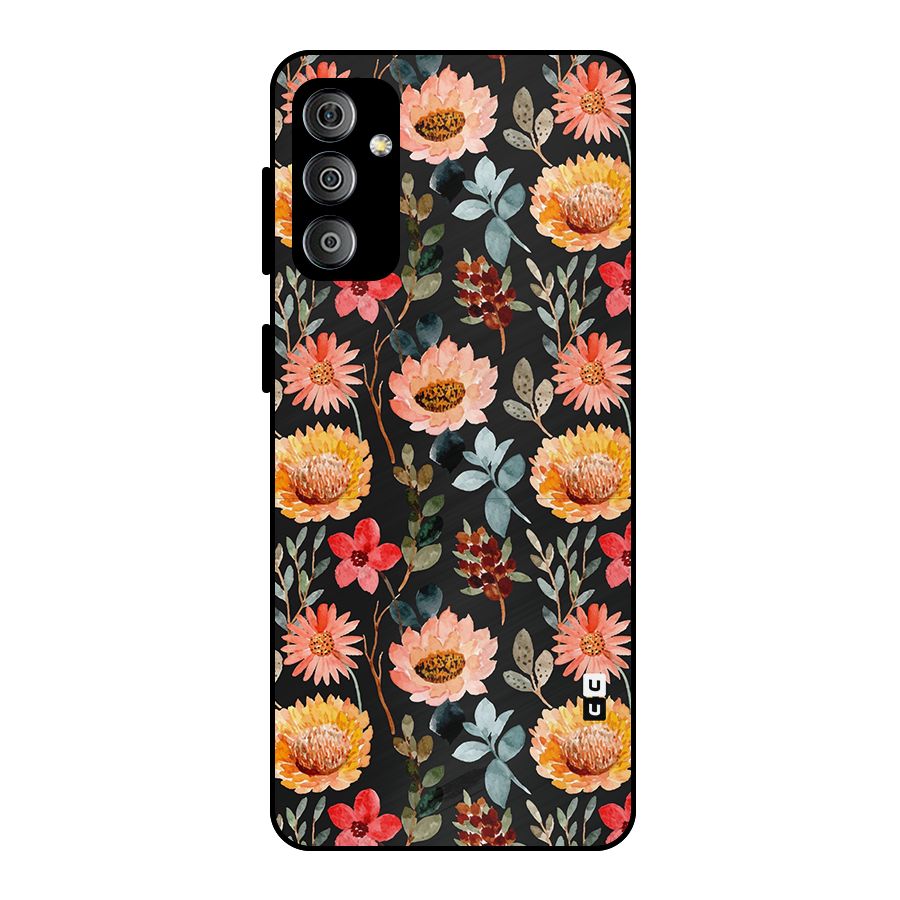 Florals Wonderful Pattern Metal Back Case for Galaxy F23