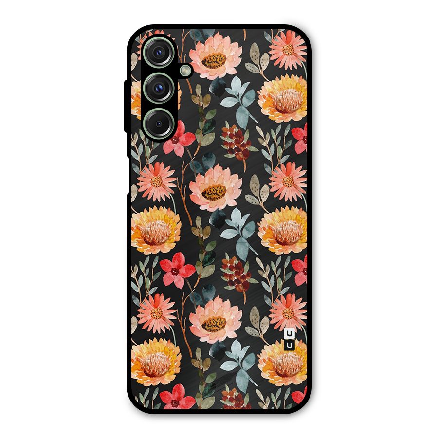 Florals Wonderful Pattern Metal Back Case for Galaxy F34