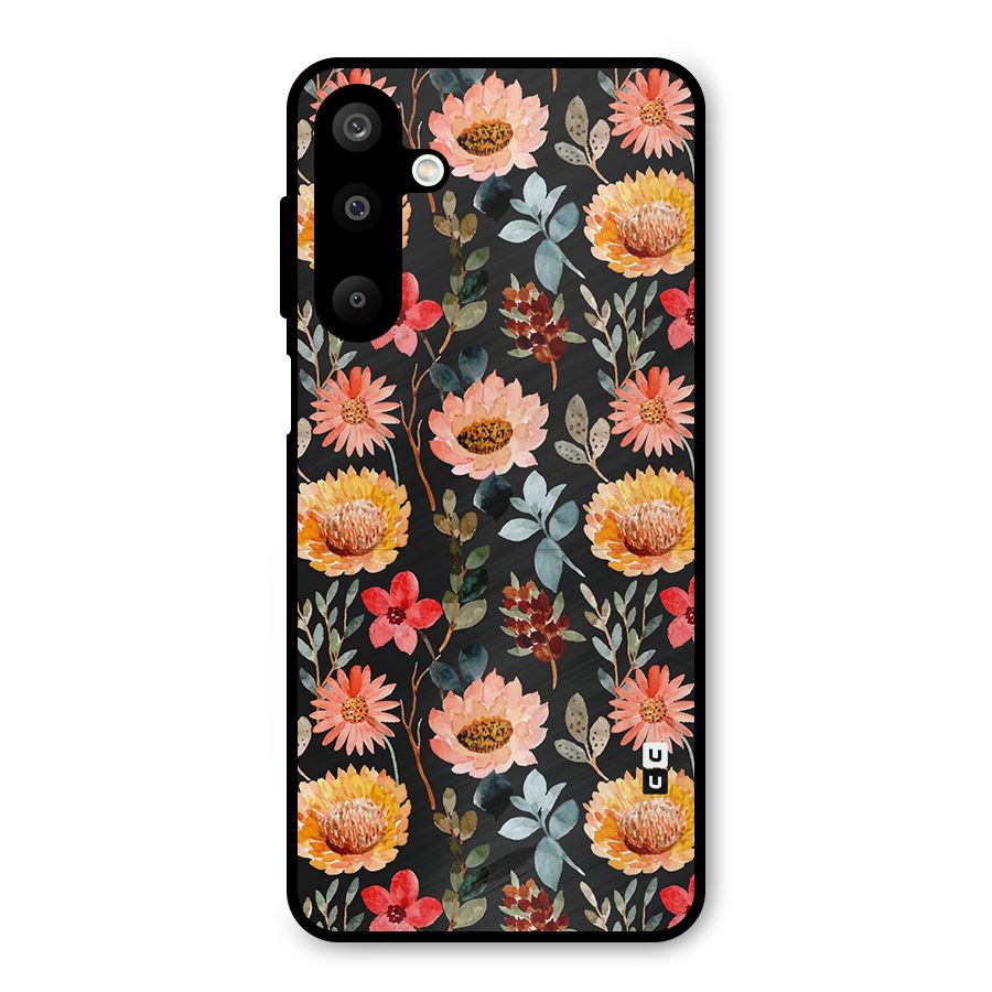 Florals Wonderful Pattern Metal Back Case for Galaxy M16
