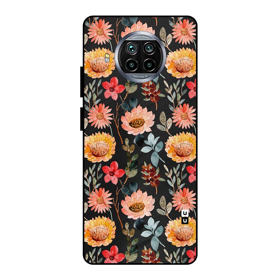 Florals Wonderful Pattern Metal Back Case for Mi 10i