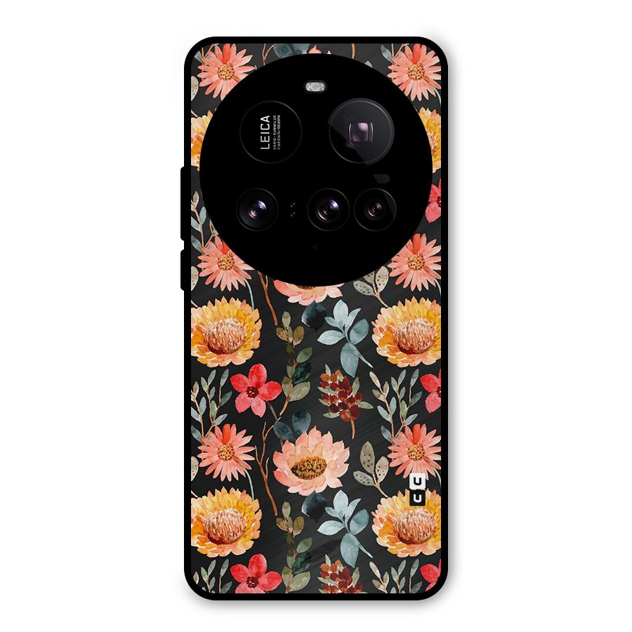 Florals Wonderful Pattern Metal Back Case for Xiaomi 15 Ultra