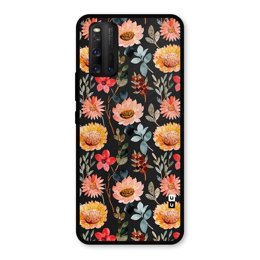 Florals Wonderful Pattern Metal Back Case for iQOO 3