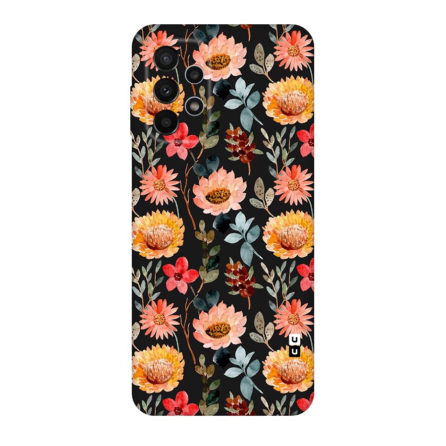 Florals Wonderful Pattern Original Polycarbonate Back Case for Galaxy A23