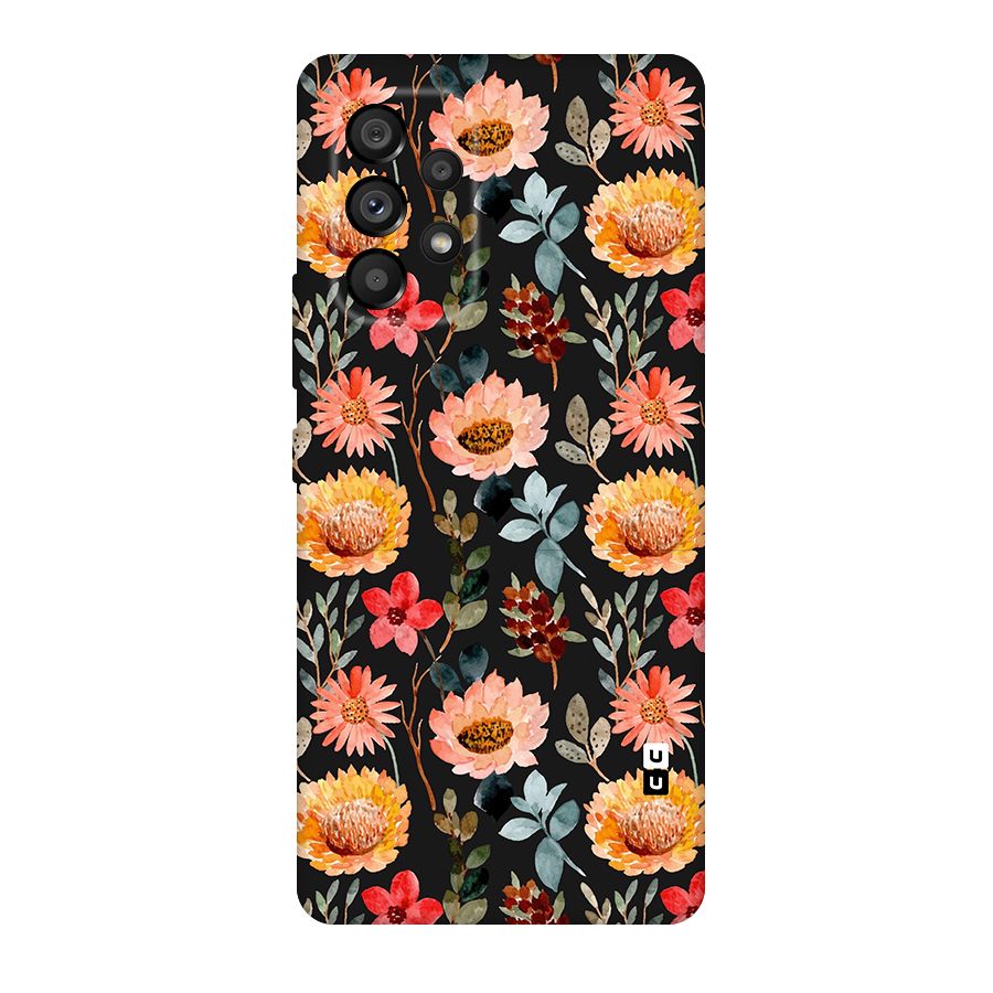 Florals Wonderful Pattern Original Polycarbonate Back Case for Galaxy A53 5G