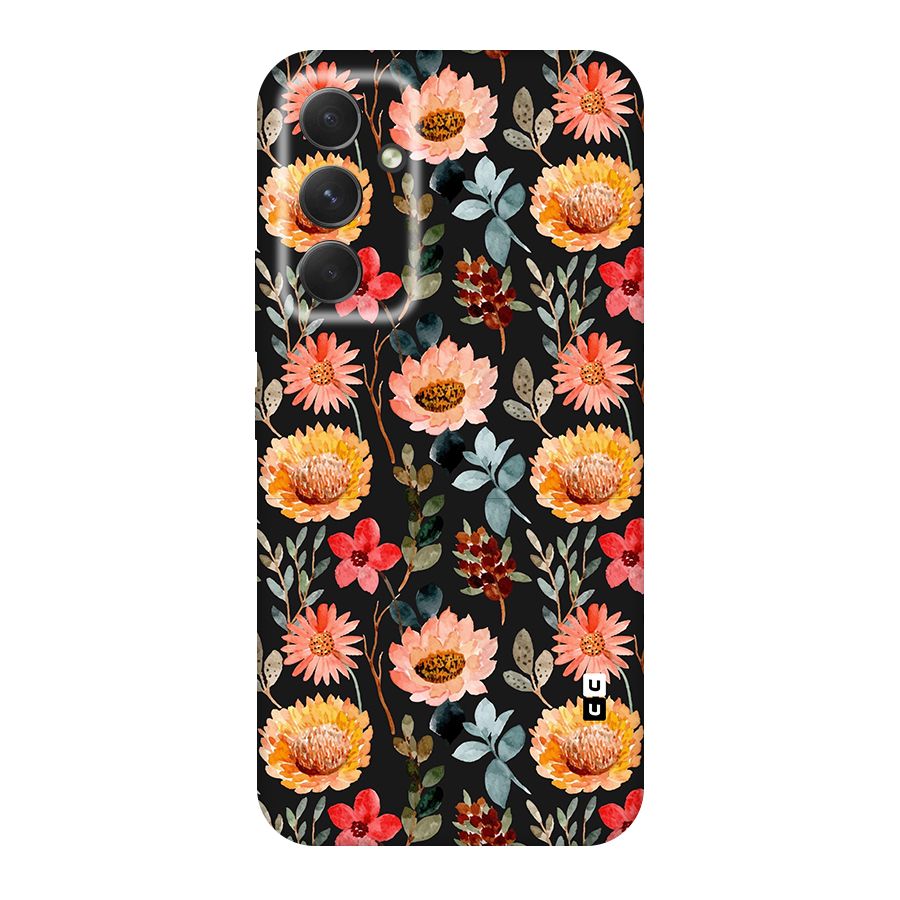 Florals Wonderful Pattern Original Polycarbonate Back Case for Galaxy A54