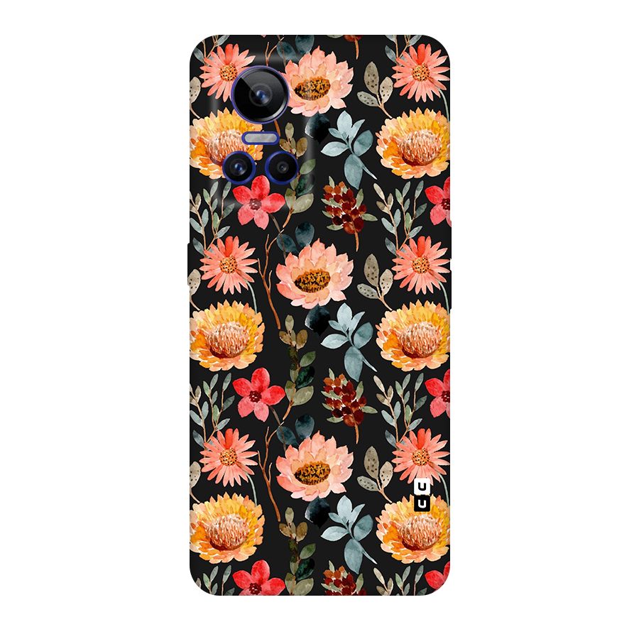 Florals Wonderful Pattern Original Polycarbonate Back Case for Realme GT Neo 3