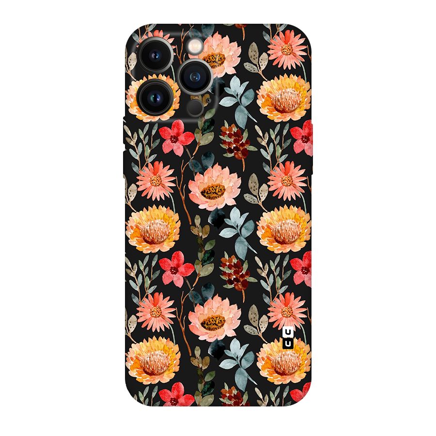 Florals Wonderful Pattern Original Polycarbonate Back Case for iPhone 13 Pro Max