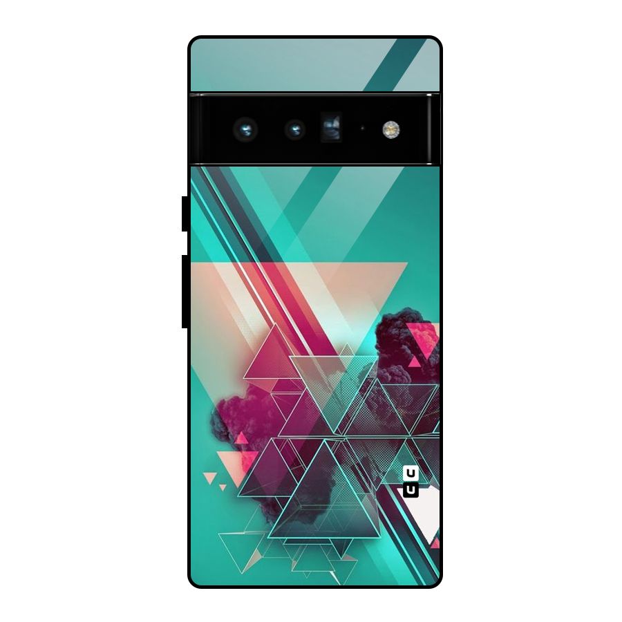 Floroscent Abstract Glass Back Case for Google Pixel 6 Pro