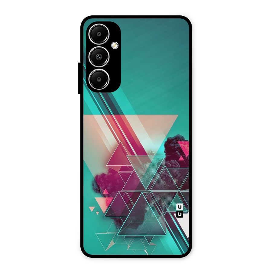Floroscent Abstract Metal Back Case for Galaxy A05s